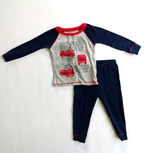 Just One You Made by Carter's Heroes Don't Need Sleep Fire Truck Pajama Set